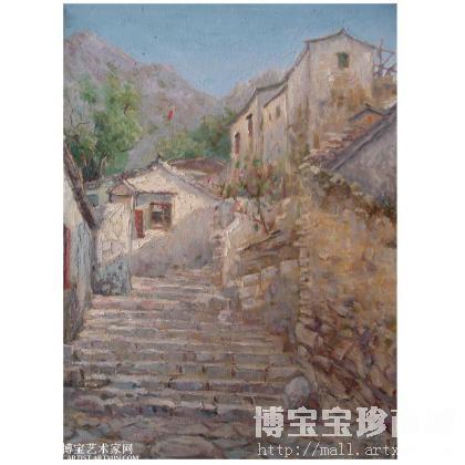 张丽娟 爨底下风光 类别: 风景油画