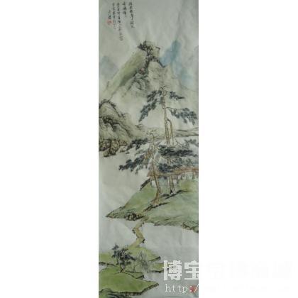 张彦君 谈笑有鸿儒 类别: 国画山水作品