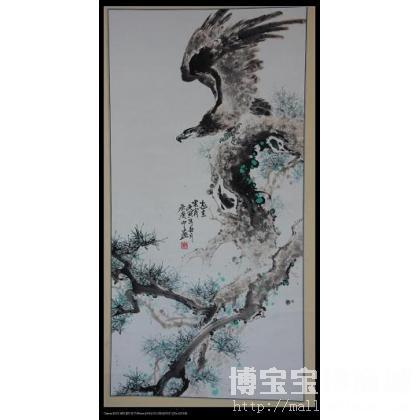 秦广宁志在云霄 类别: 国画老鹰