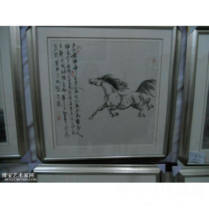 马到成功 写意国画牛马 马荣兴作品 类别: 写意国画牛马