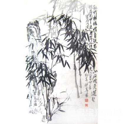 劲竹 写意梅兰竹菊 何伊华作品 类别: 写意梅兰竹菊